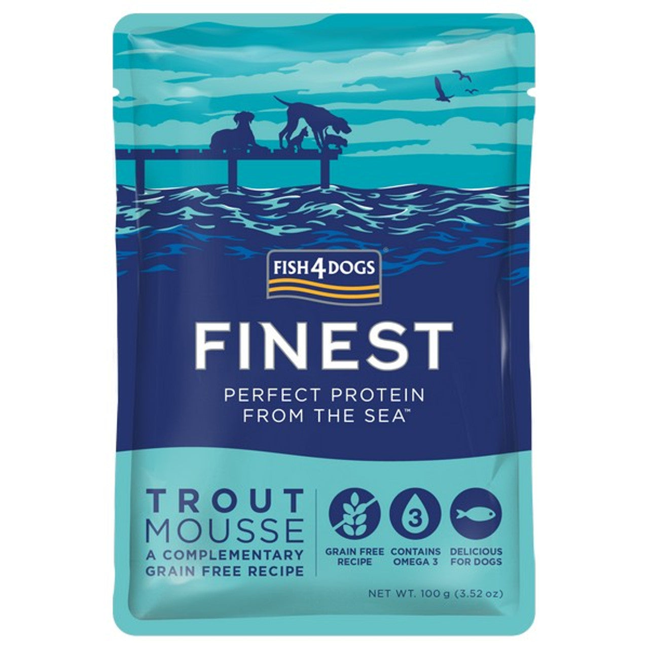 Fish4Dogs Premium Natural Dog Food – Healthy, Grain-Free, Omega-3 Rich