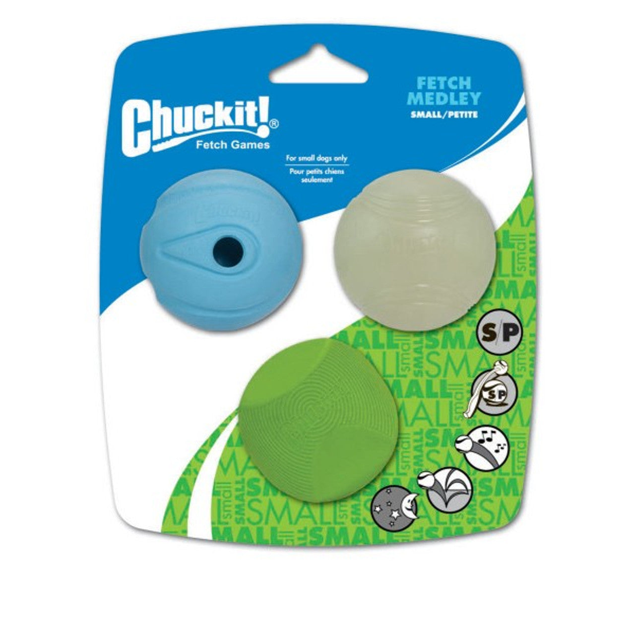 Chuck It Max Glow & Sniff Range - Dog Balls for Interactive Playtime