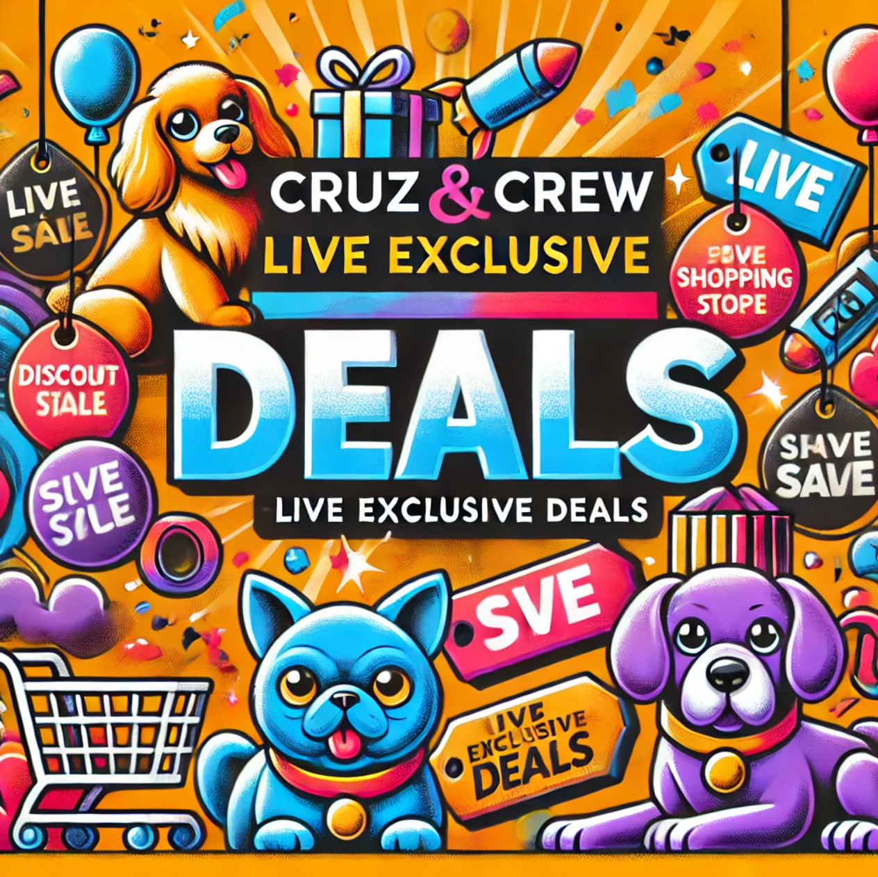 Cruz & Crew Pet Supplies Live Product Set