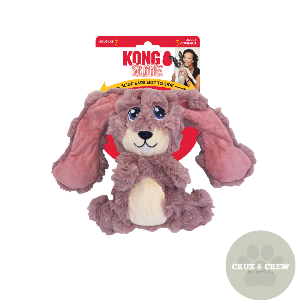 KONG Scrumplez Sliding Ears Dog Toy - Perfect for Playtime