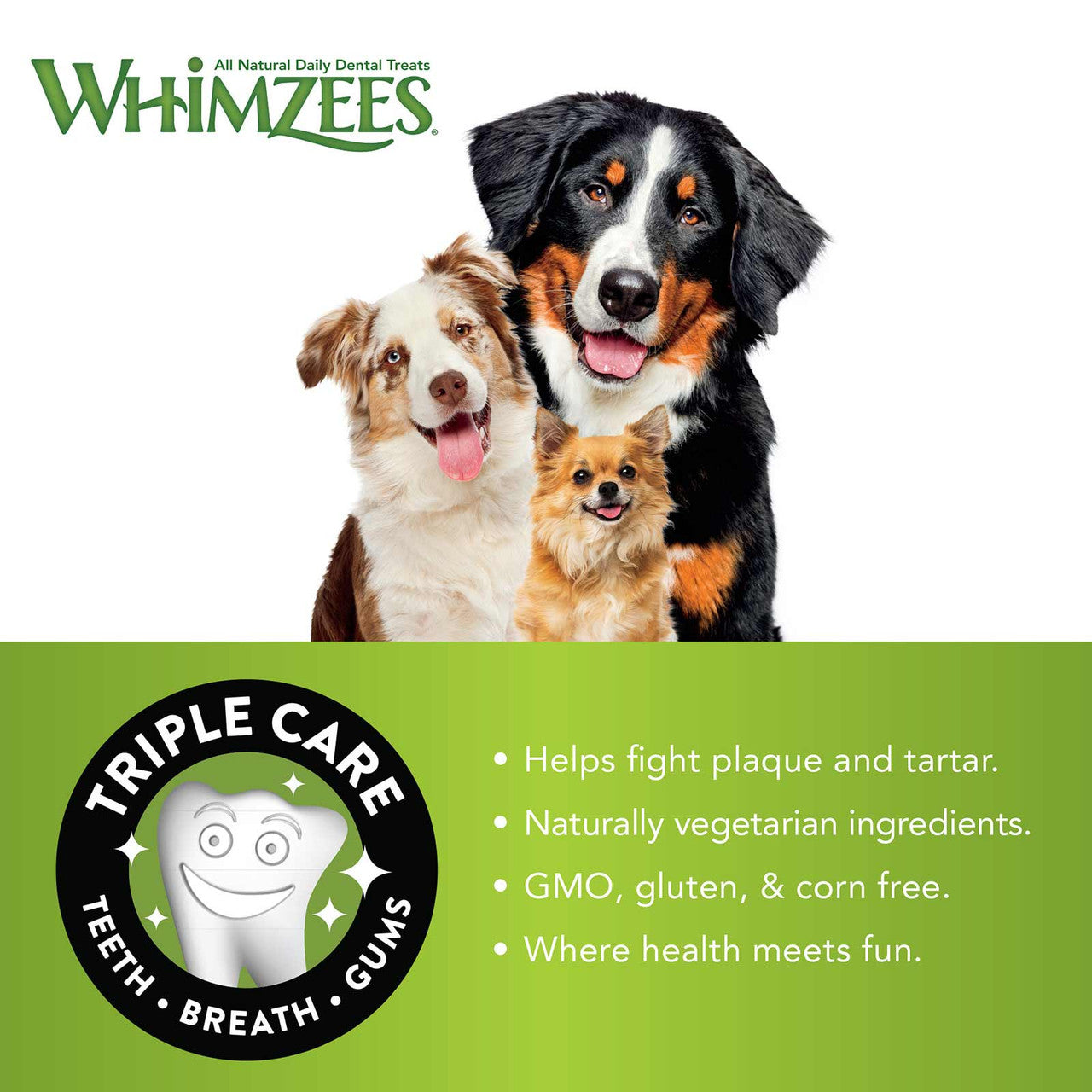 WHIMZEES Variety Shapes Dental Treats for Dogs