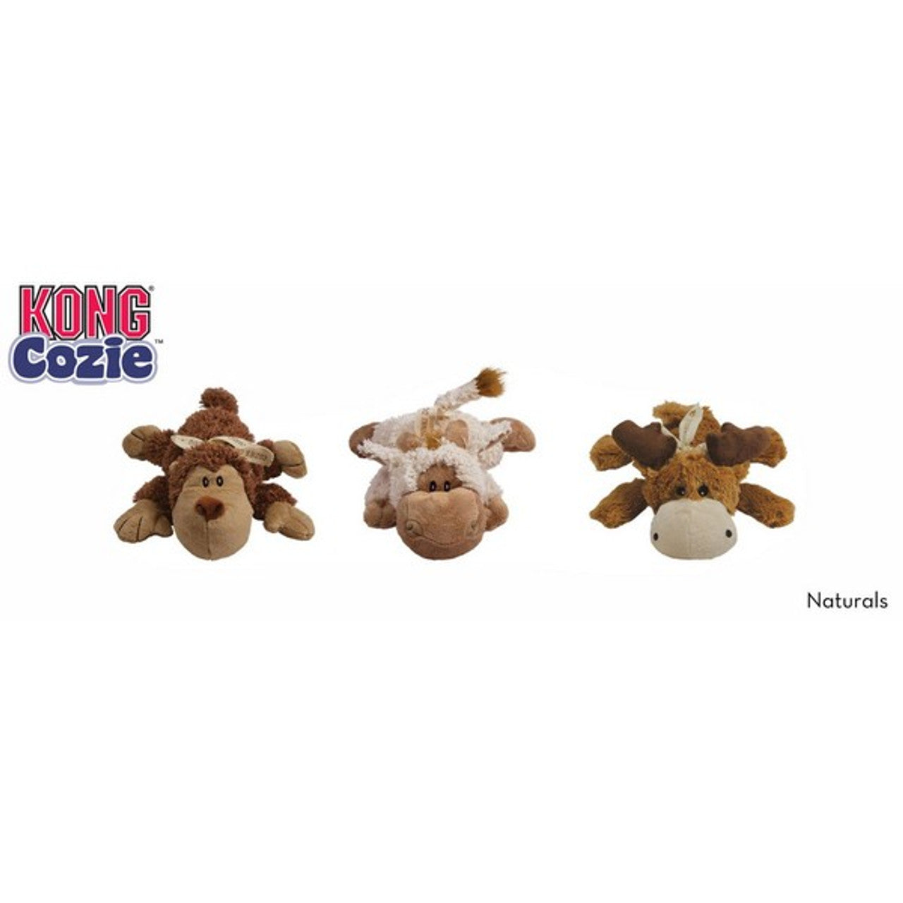 KONG Cozie Range Assorted Animals & Sizes