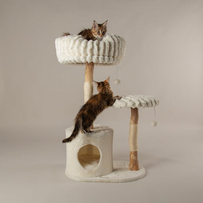Scruffs® Luxurious Pearwood Cat Tree Collection
