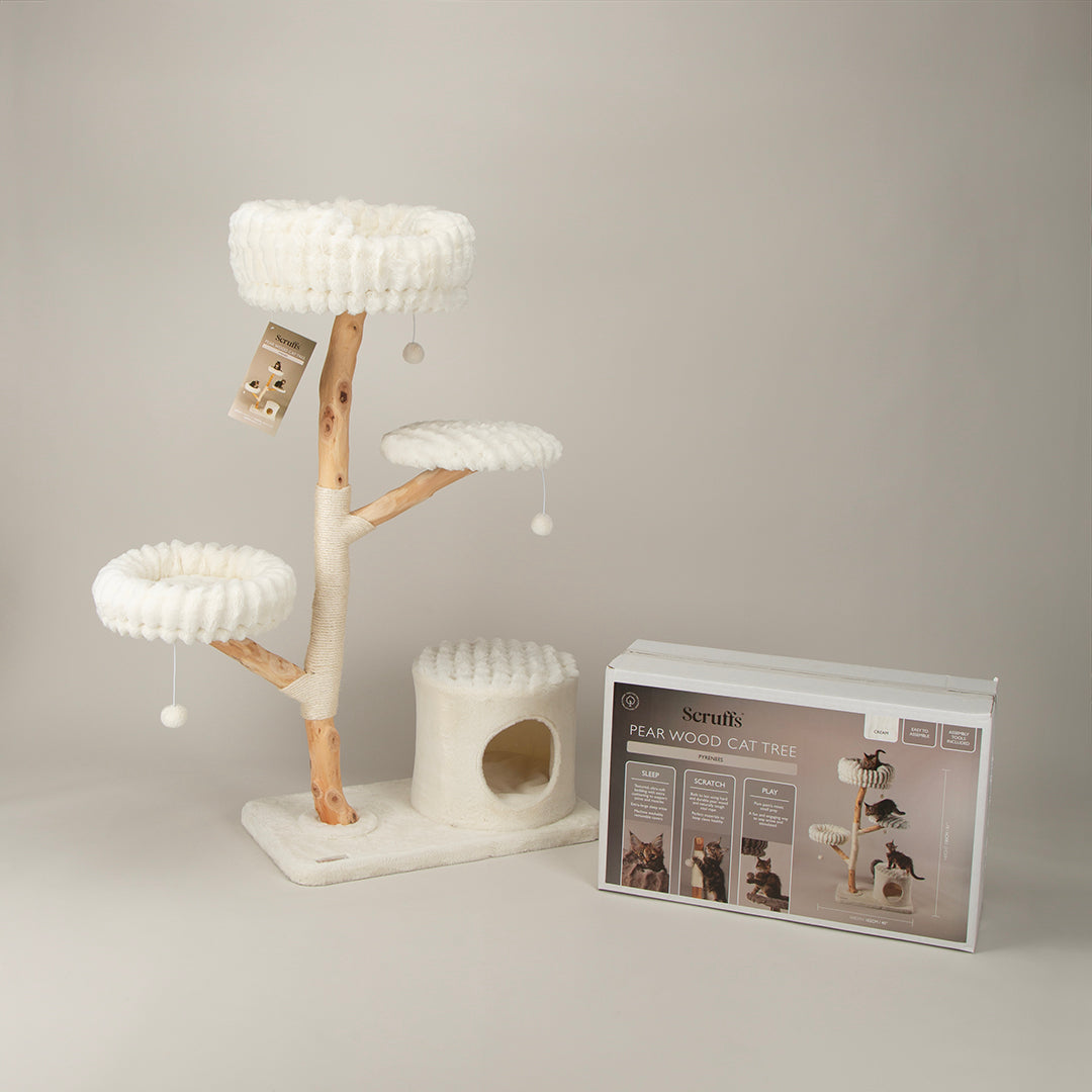 Scruffs® Luxurious Pearwood Cat Tree Collection