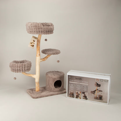 Scruffs® Luxurious Pearwood Cat Tree Collection