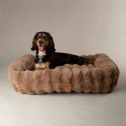 Scruffs Premium Luxury Bedding Collection - Plush Comfort Ultra Soft Cushioned Beds for Dogs & Cats Machine Washable