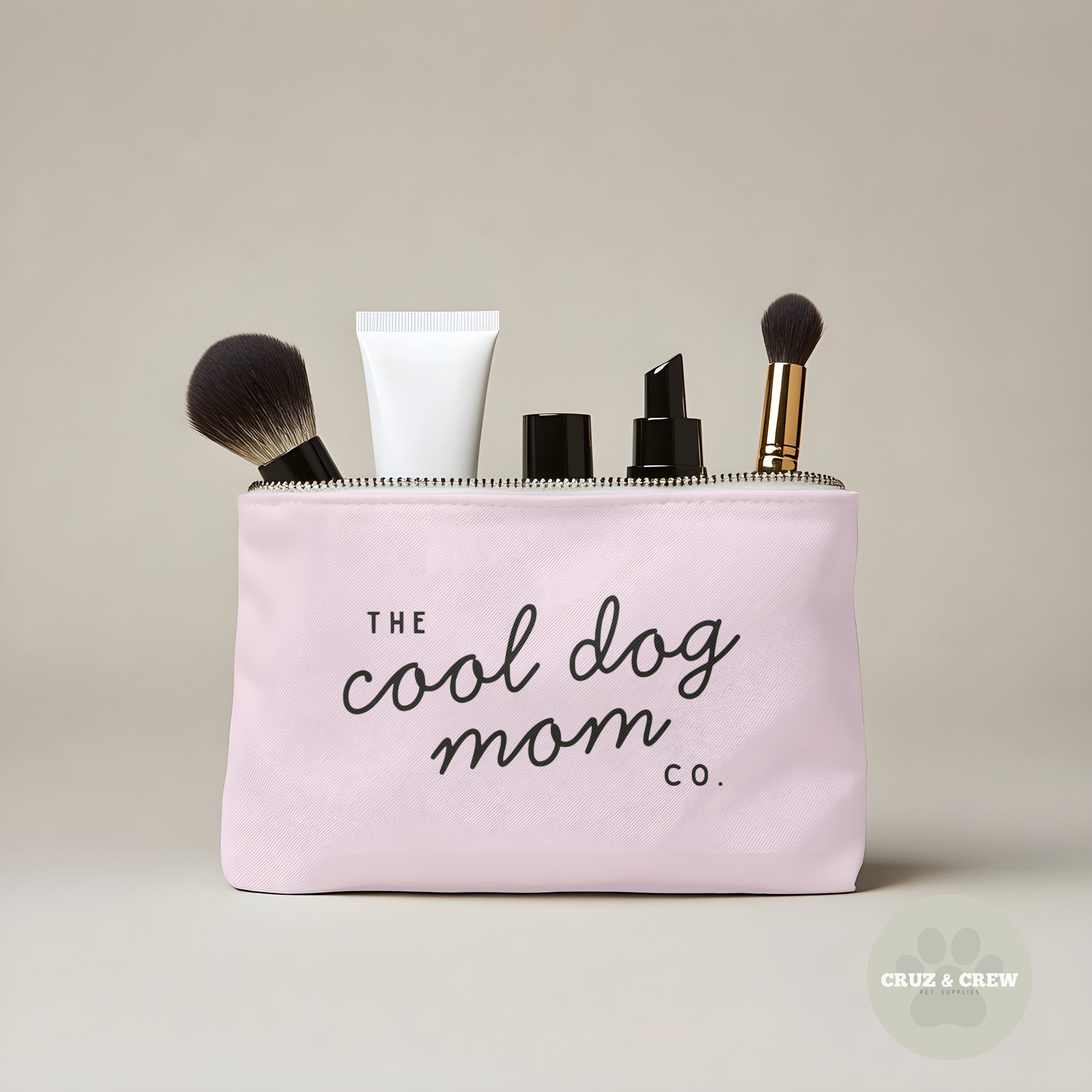 Cool Dog Mom Co Makeup Bag-zoom-1