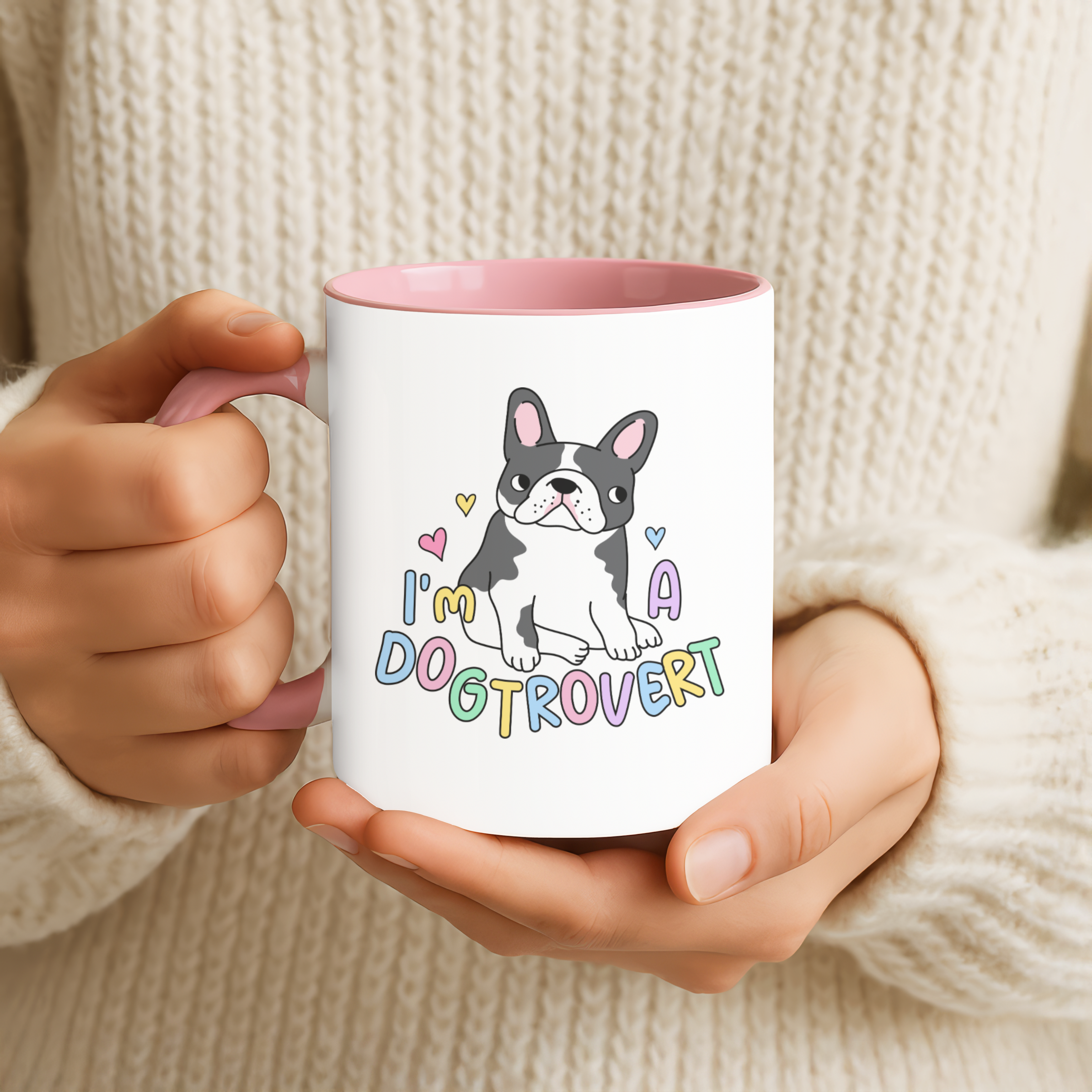 Dog Mum Fun Ceramic Mugs - 11oz-zoom-2