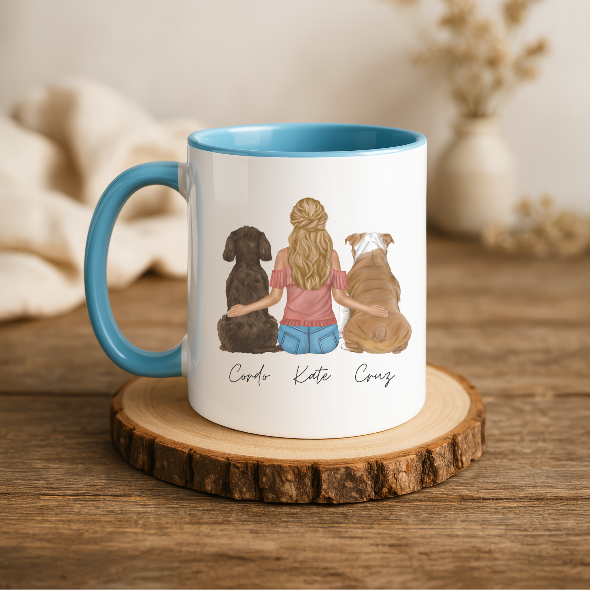 Personalised Dog Mum Mug | Custom Pet & Owner - 11oz-1
