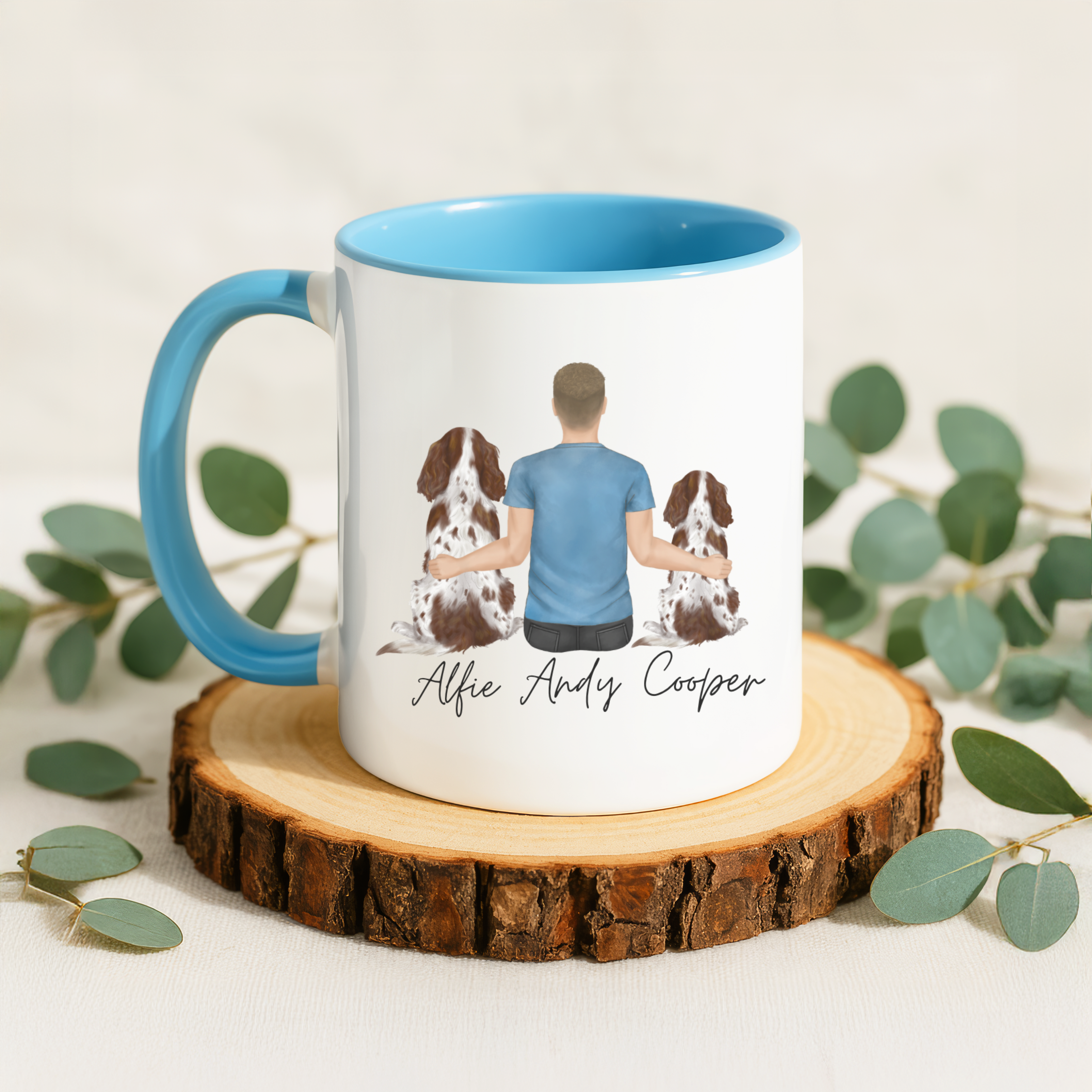 Personalised Dog Dad Mug | Custom Pet & Owner - 11oz-zoom-1