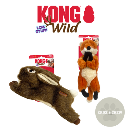 KONG Low Stuff Wild Animals Dog Toy - Perfect for Dogs' Playtime