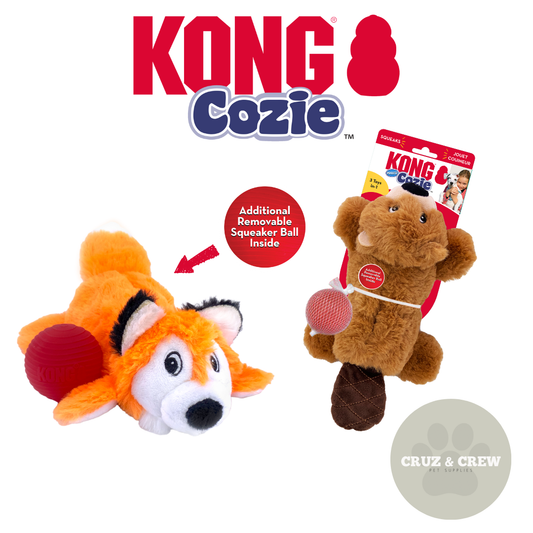 KONG Cozie Pocketz - Puzzle Toy for Dogs - Perfect for Playtime