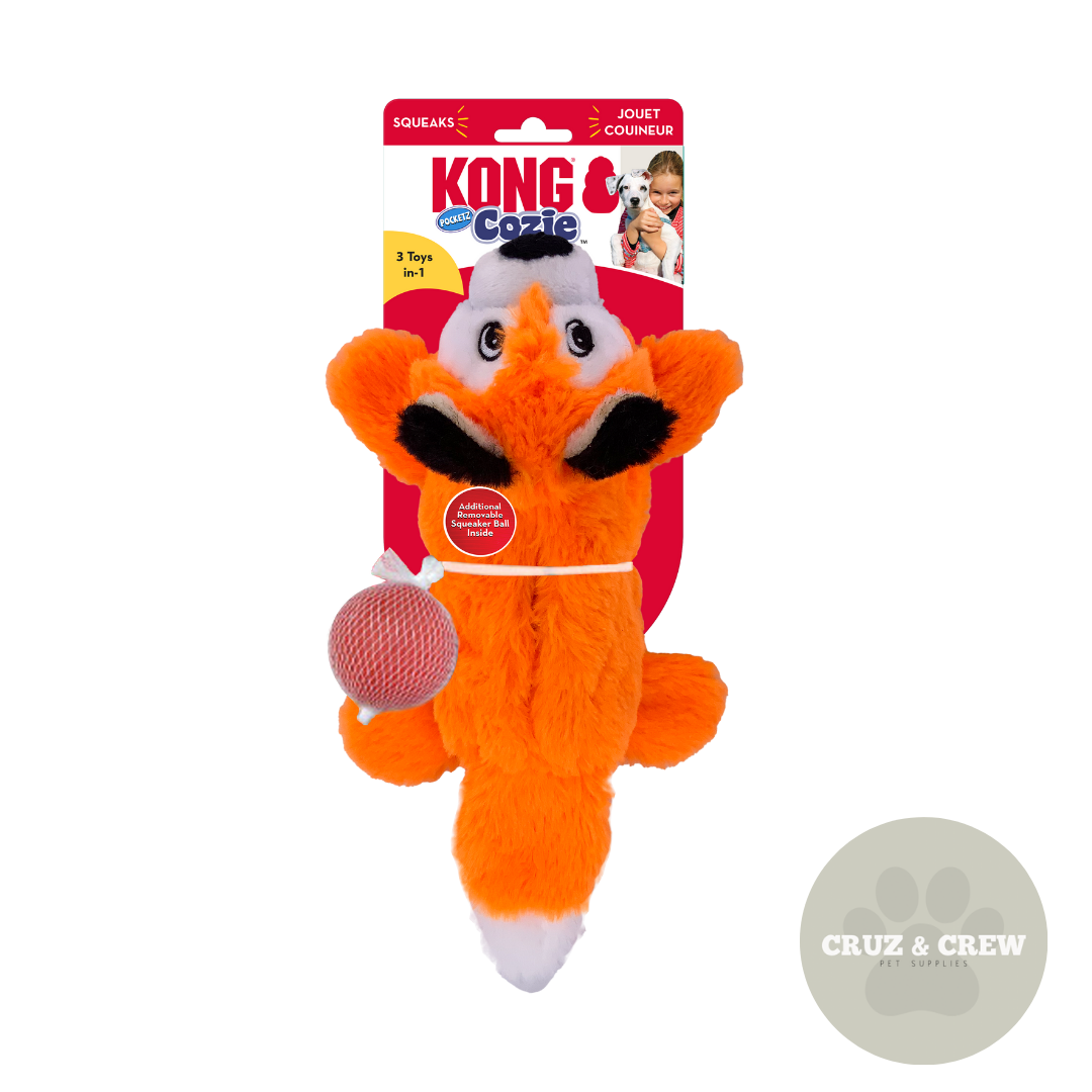 KONG Cozie Pocketz - Puzzle Toy for Dogs - Perfect for Playtime