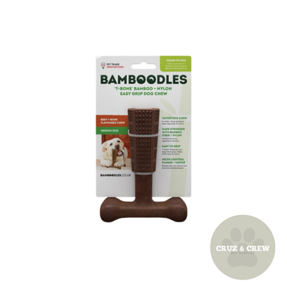 Bamboodles Easy Grip Nylon Dog Chew - Durable and Safe Pet Toy