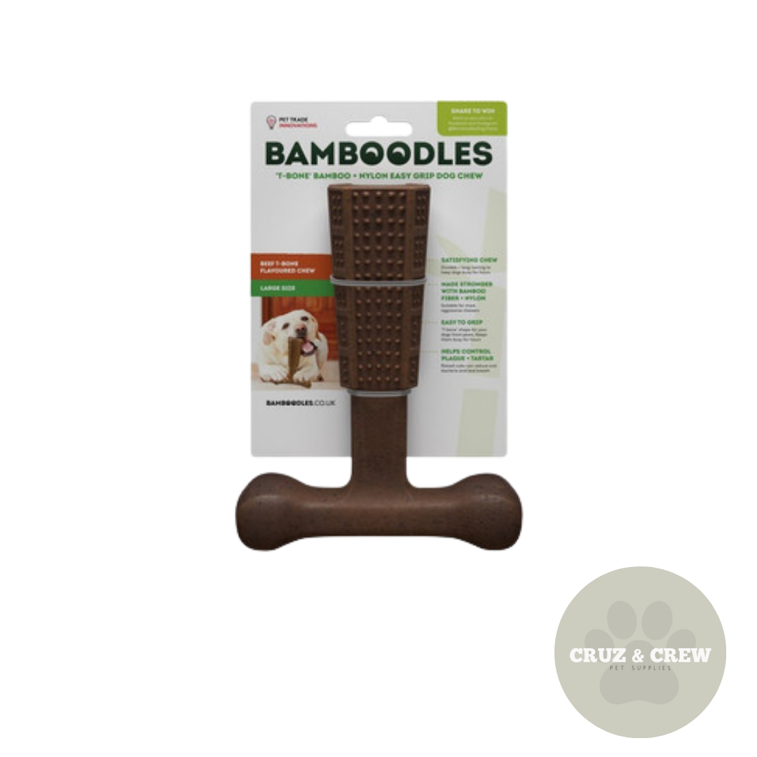 Bamboodles Easy Grip Nylon Dog Chew - Durable and Safe Pet Toy