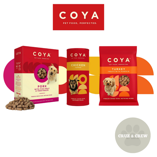 COYA Dog Treats and Toppers - Mix in High-Protein Freeze-Dried Raw Food