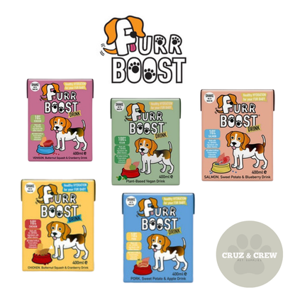 Fur Boost Dog Hydration Drink - Natural and Healthy Pet Supplement