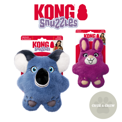 KONG Snuzzles Range for Dogs - Soft and Cozy Pet Toys