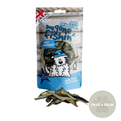 Natural Fish Treats for Happy, Healthy Dogs - Dog Gone Fishing, Skippers (12Wk)
