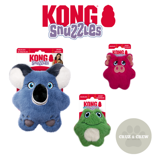 KONG Snuzzles Range for Dogs - Soft and Cozy Pet Toys