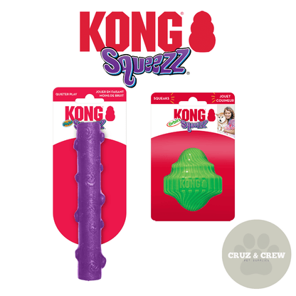 KONG Squeezz Range – Durable, Engaging & Satisfying Sounds