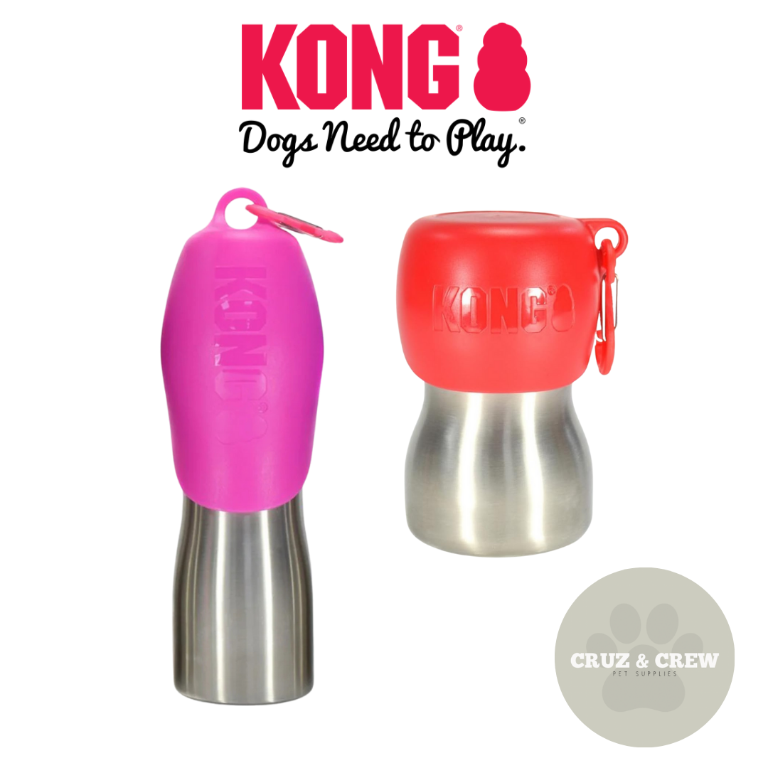 KONG H2O Travel Water Bottle for Dogs – Portable Pet Hydration