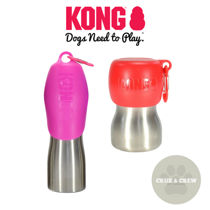 KONG H2O Travel Water Bottle for Dogs – Portable Pet Hydration