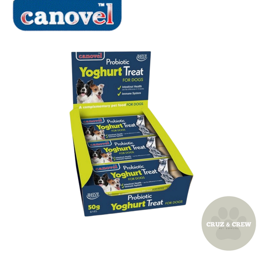 Canovel Probiotic Yoghurt Treat bar For Dogs 50g