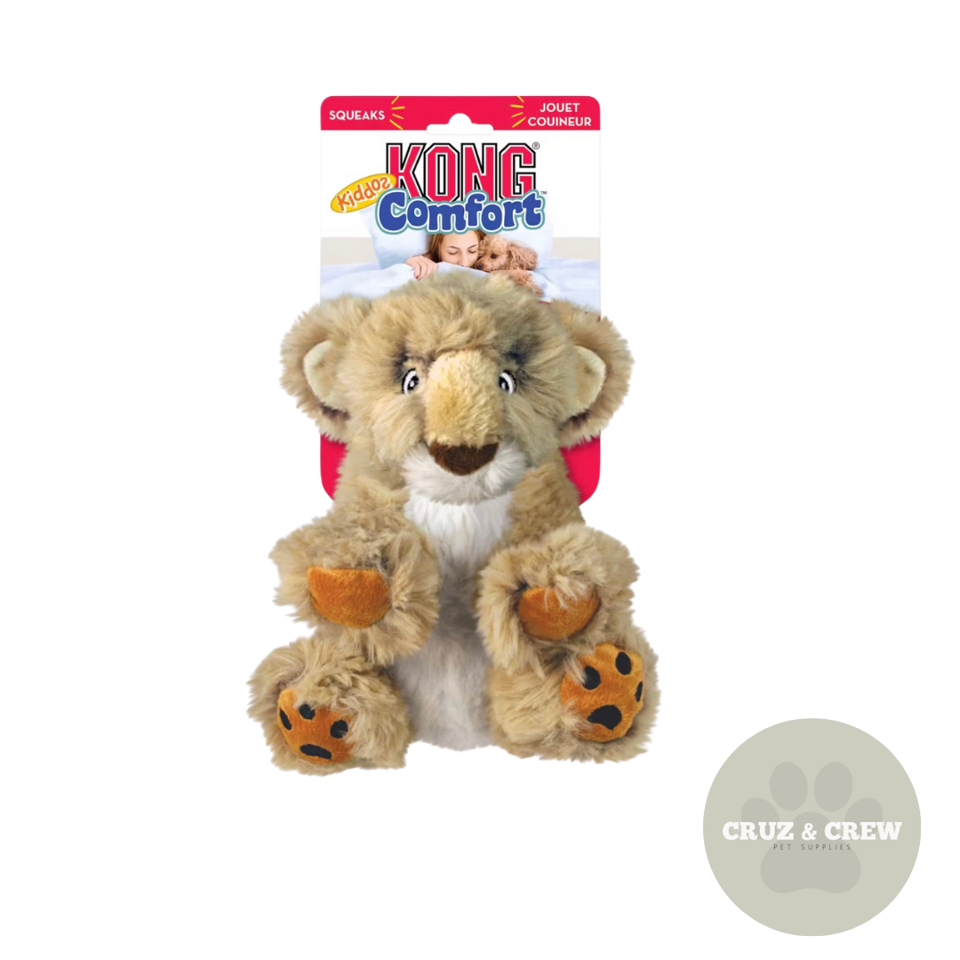 KONG Comfort Kiddos Dog Toy - Removable Squeaker for Quiet Playtime