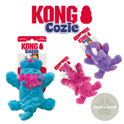 KONG Cozie Brights Collection Dog Toys - Perfect for Your Pet's Playtime