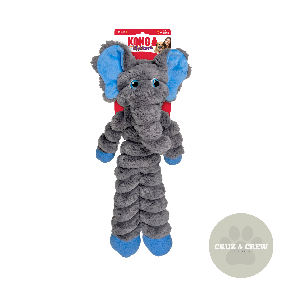KONG Shakers Crumples XL - Elephant or Rabbit Dog Toy