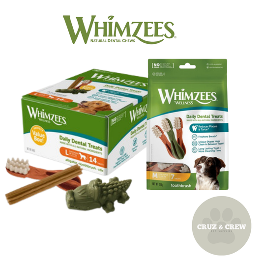 WHIMZEES Variety Shapes Dental Treats for Dogs