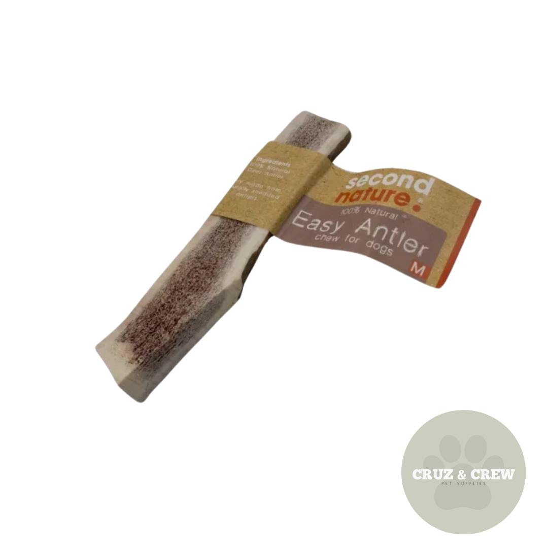 Deer Antler & Buffalo Horn Dog Chew - Natural Pet Treat for Dogs