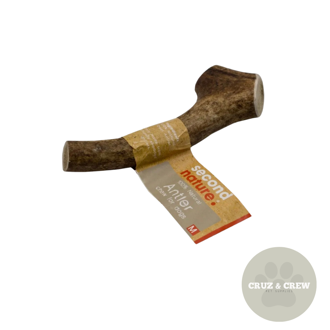 Deer Antler & Buffalo Horn Dog Chew - Natural Pet Treat for Dogs