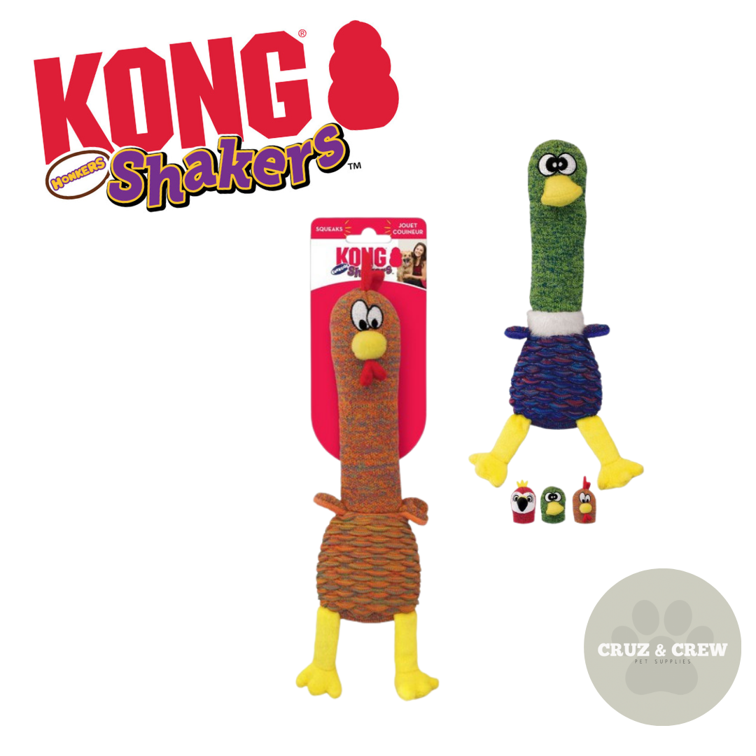 KONG Shakers Cuckoos Medium Dog Toy-1